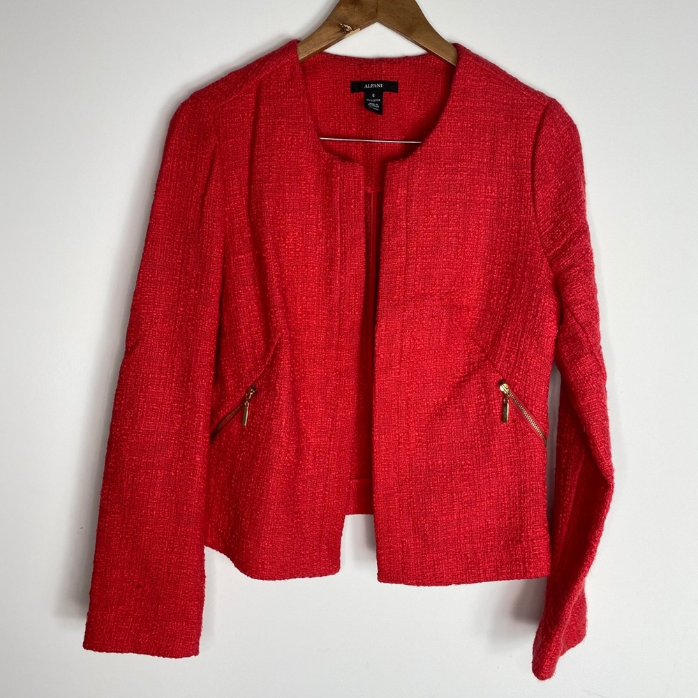 Alfani Coral Jacket Size 6